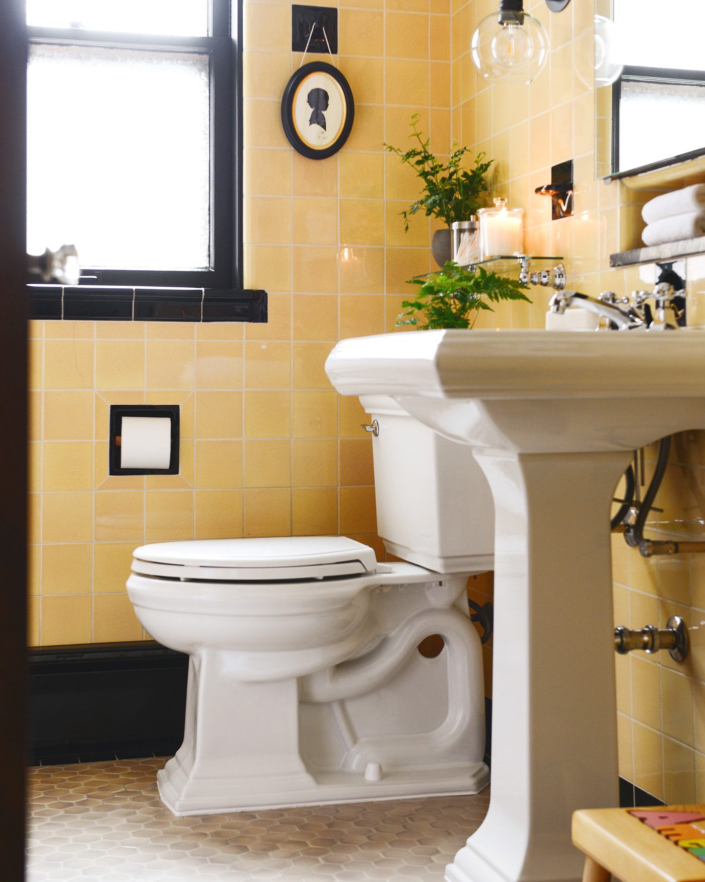 How To Refresh a Vintage Bathroom + Keep the Charm: II of II - Yellow ...
