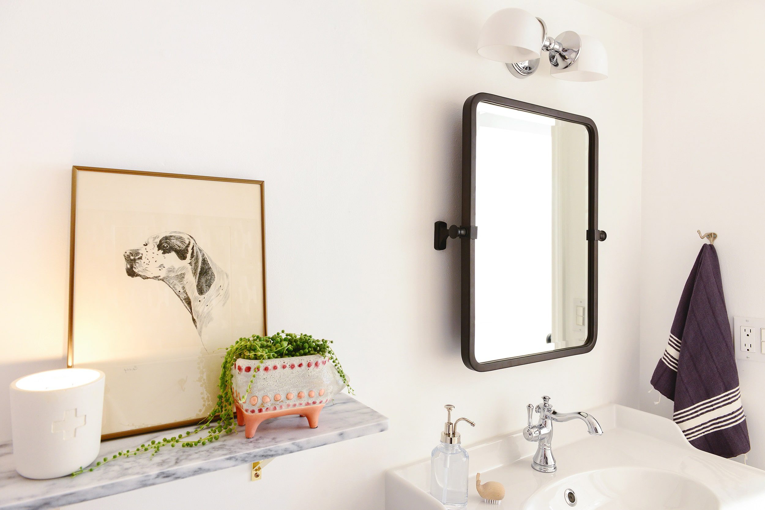Do You Hang Art In Your Bathroom, How To Hang Pictures In The Bathroom