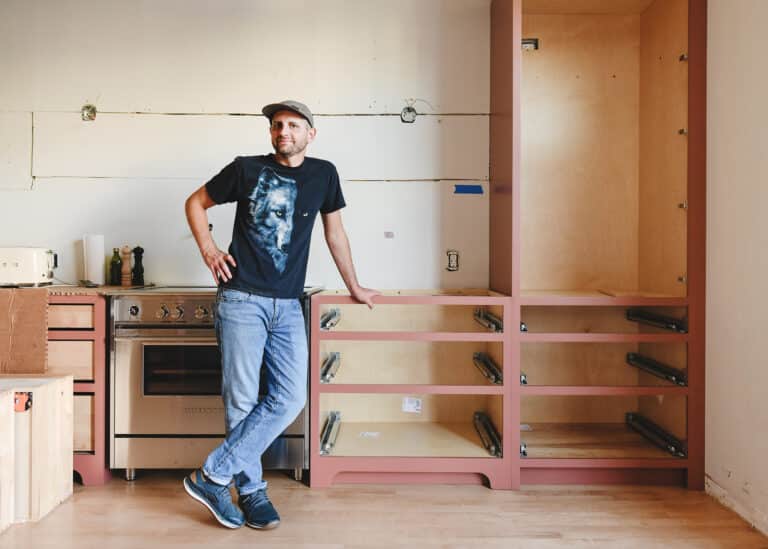 Our Tips for Installing Kitchen Cabinets When Your Floors Aren't Quite ...